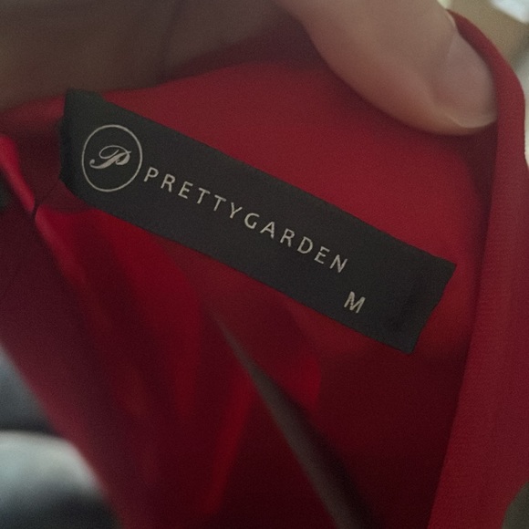 Prettygarden red tie layered dress - Picture 5 of 6